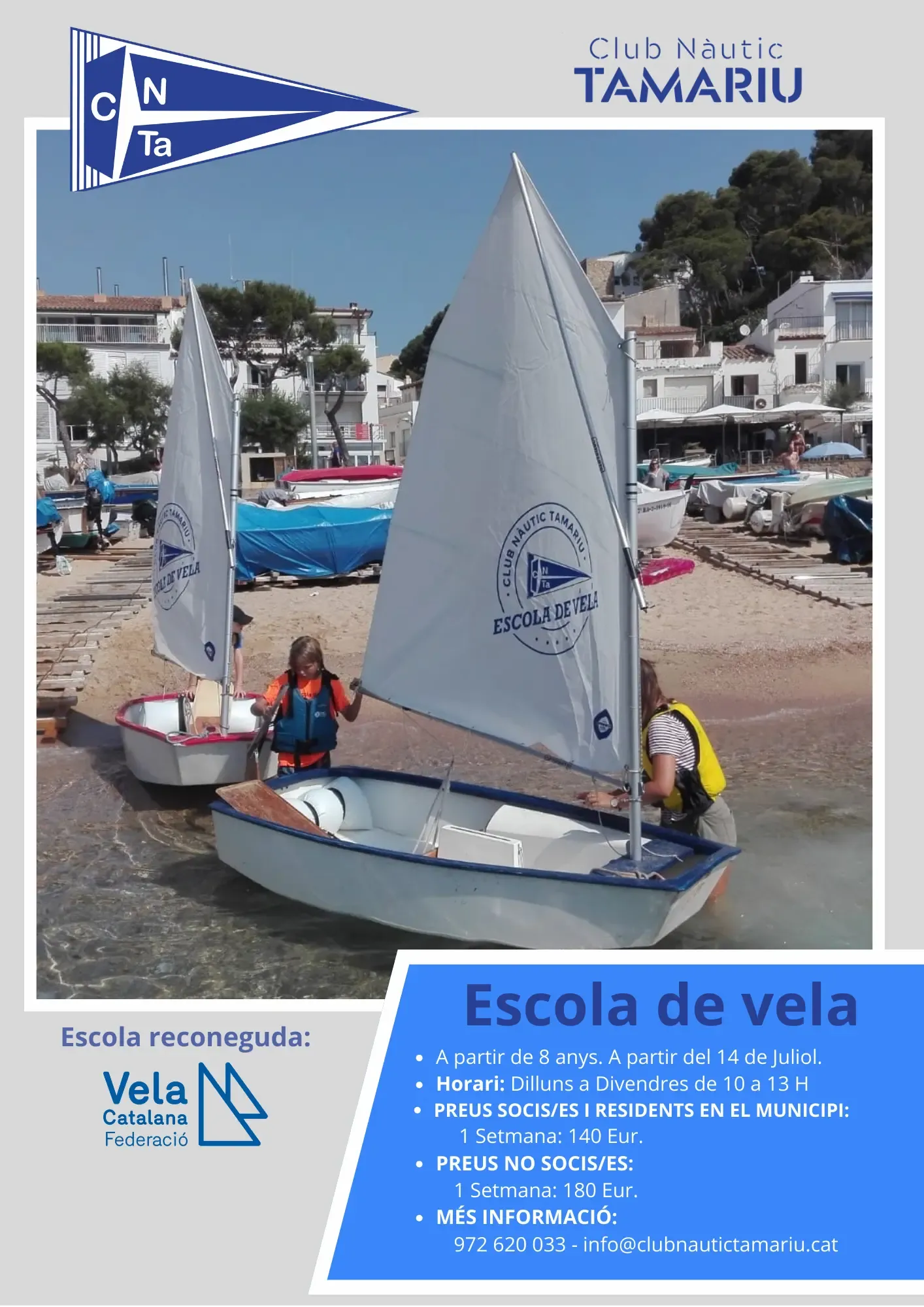 Escola de Vela del Club Nàutic Tamariu